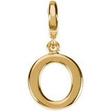 14K Gold Circle Pendant - Yellow Gold