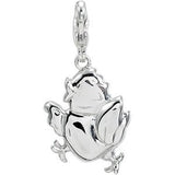 14K Gold Charming Animals Baby Chick Pendant - view 3