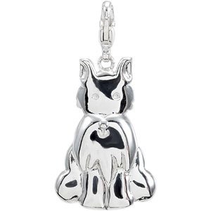 14K Gold Charming Animals Scottish Terrier Pendant - view 3