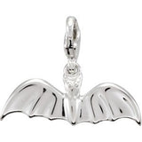 14K Gold Charming Animals Bat Pendant - view 3