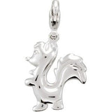 14K Gold Charming Animals Skunk Pendant - view 3