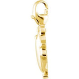 14K Gold Charming Animals Hen Pendant - view 2