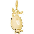 14K Gold Charming Animals Possum Pendant