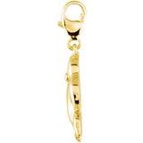 14K Gold Charming Animals Crab Pendant - Yellow Gold - view 2