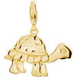 14K Gold Charming Animals Turtle Pendant