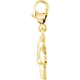 14K Gold Charming Animals Turtle Pendant - view 2