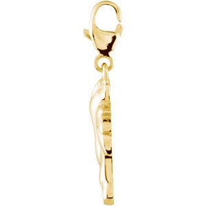 14K Gold Charming Animals Skunk Pendant - view 2