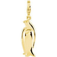 14K Gold Charming Animals Penguin Pendant