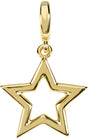14K Gold Star Pendant - Yellow Gold