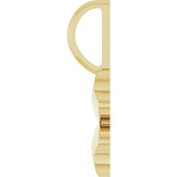 14K Gold Four-Leaf Clover Pendant – 17.48x10.74mm - Yellow Gold - view 3