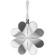 Platinum Four-Leaf Clover Pendant