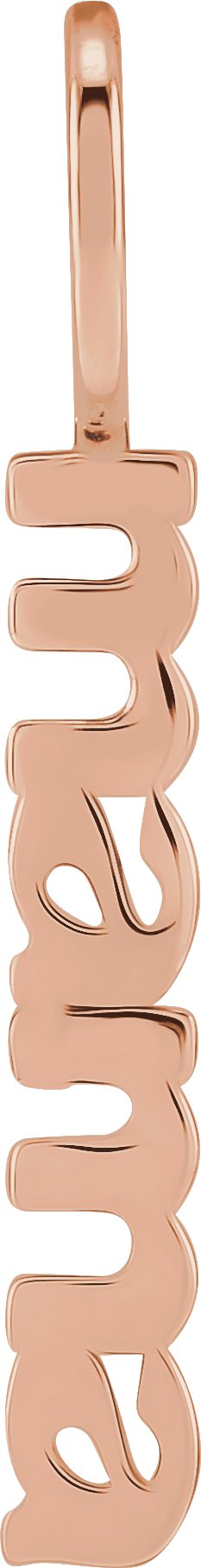 14K Gold Mama Pendant - Rose Gold - view 3