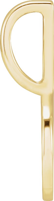 14K Gold Smiley Face Pendant - Yellow Gold - view 5