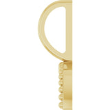 14K Gold Rainbow Pendant - Yellow Gold - view 3