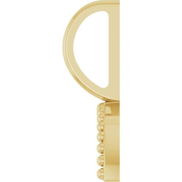 14K Gold Rainbow Pendant - Yellow Gold - view 3