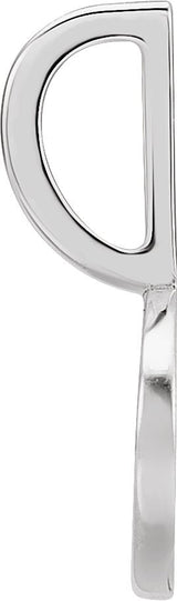 14K Gold Nana Pendant - White Gold - view 4