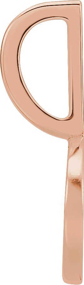 14K Gold Nana Pendant - Rose Gold - view 4
