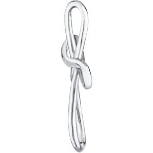 14K Gold Infinity-Inspired Cross Pendant - White Gold - view 2