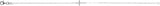 14K Gold Sideways Cross Bracelet – 12.4x7mm - White Gold - view 2