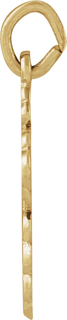 14K Gold Orthodox Cross Pendant – 12x8mm - Yellow Gold - view 2