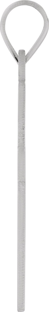 14K Gold Cross Necklace or Pendant IV - White Gold - view 4