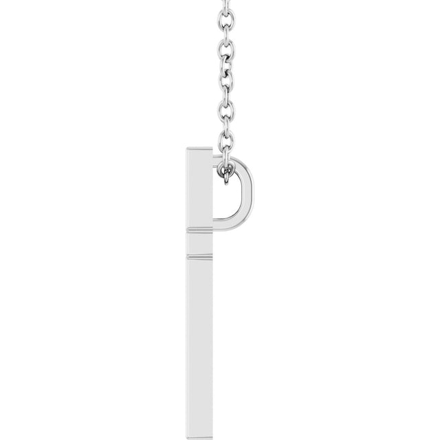 14K Gold Cross Necklace or Pendant – 12x7.61mm - White Gold - view 3