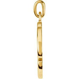 10K Gold Maltese Cross Pendant - view 2