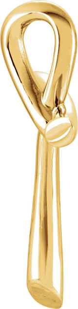 14K Gold Cross Pendant – 26x19.25mm - Yellow Gold - view 2