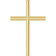 10K Gold Cross Necklace or Pendant