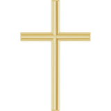 10K Gold Cross Necklace or Pendant