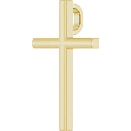 10K Gold Cross Necklace or Pendant - view 2