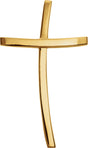14K Gold Cross Pendant – 32x19.25mm - Yellow Gold