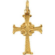 14K Gold Youth Cross Pendant