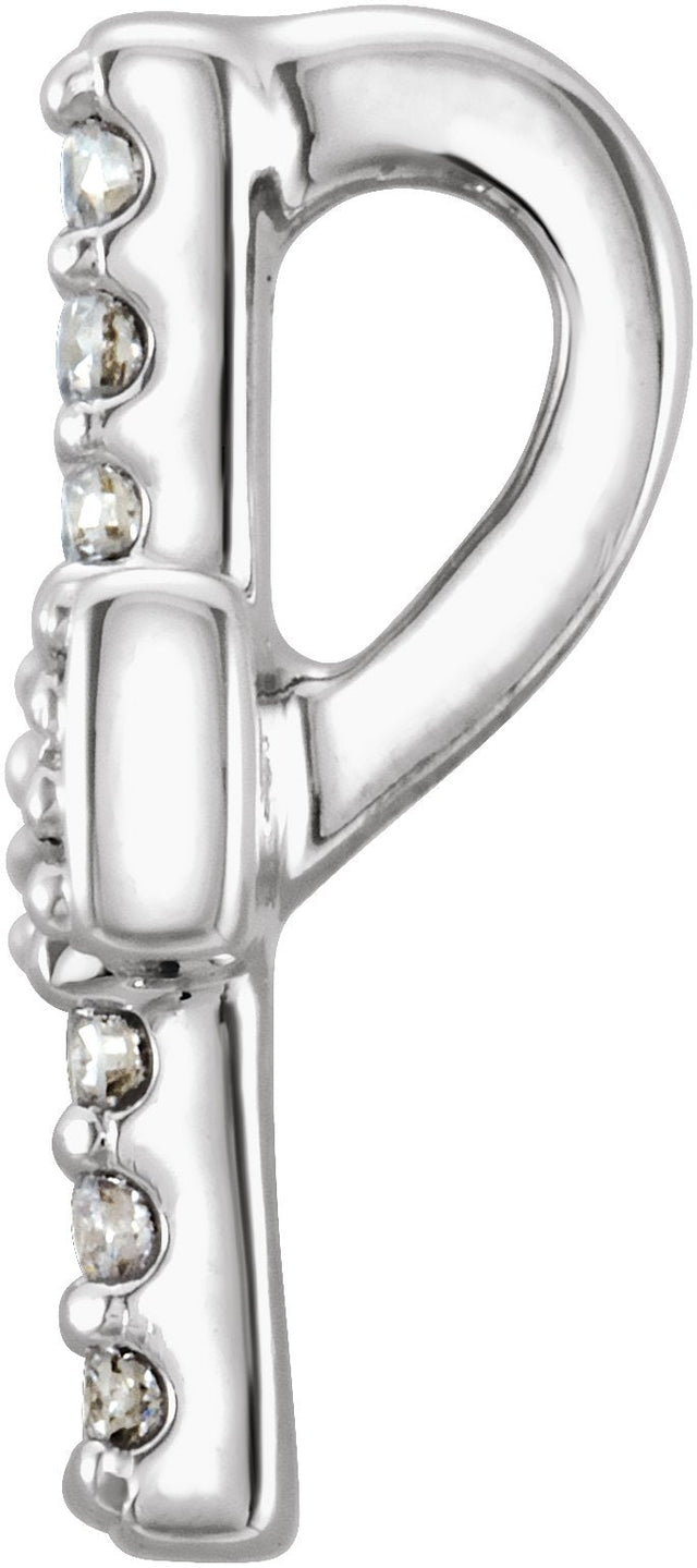 Platinum Round Natural Diamond Cross Necklace or Pendant – 0.07 CTW - view 4
