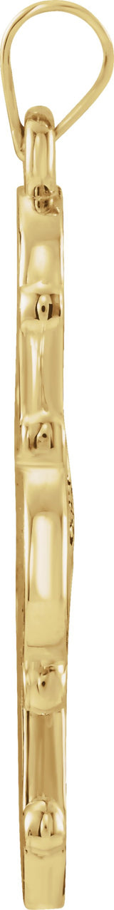 14K Gold Dagmar Cross Medal - Yellow Gold - view 2