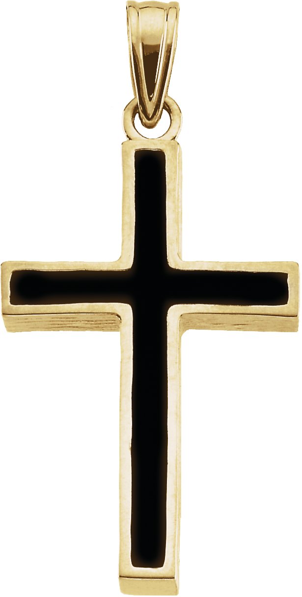 18K Gold Cross Pendant II