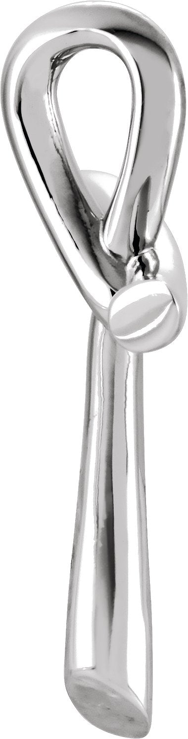 18K Gold Cross Pendant – 26x19.25mm - view 2