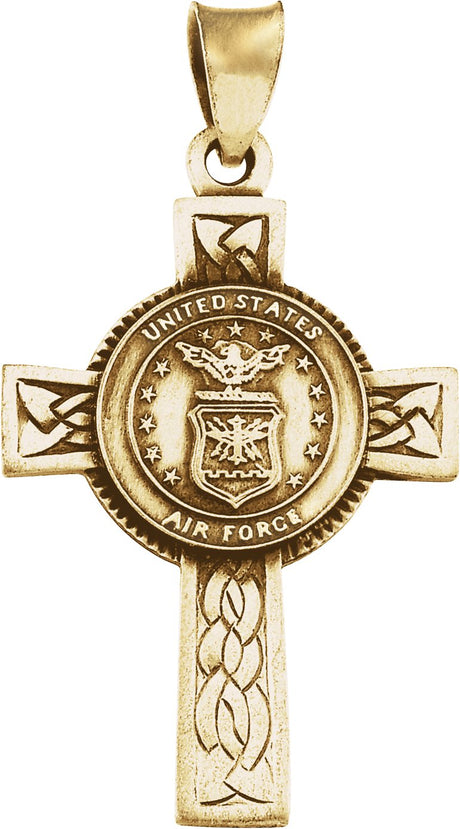 14K Gold U.S. Air Force Cross Pendant