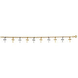 14K Gold Cross Bracelet