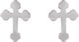 14K Gold Cross Earrings II - view 2