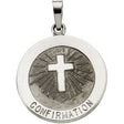 14K Gold Confirmation Medal Necklace or Pendant