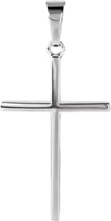 14K Gold Cross Pendant – 22.7x15mm - view 3