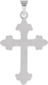 Platinum Cross Pendant – 27.5x17.5mm - view 3