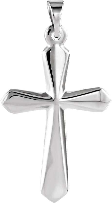Platinum Cross Pendant – 22.5x16mm