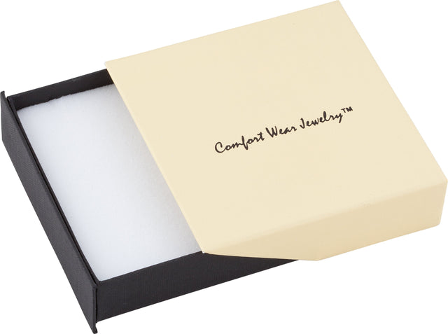 14K Gold Comfort Wear Jewelry Loss of a Spouse Necklace - White Gold - view 3