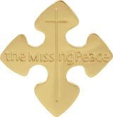 10K Gold The Missing Peace Lapel Pin