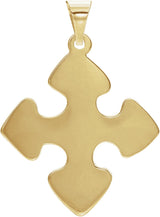 10K Gold The Missing Peace Necklace or Pendant - view 3