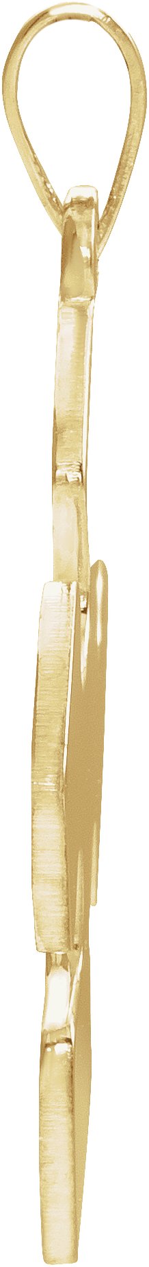 10K Gold The Missing Peace Necklace or Pendant - view 2