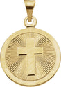14K Gold Confirmation Medal Pendant II