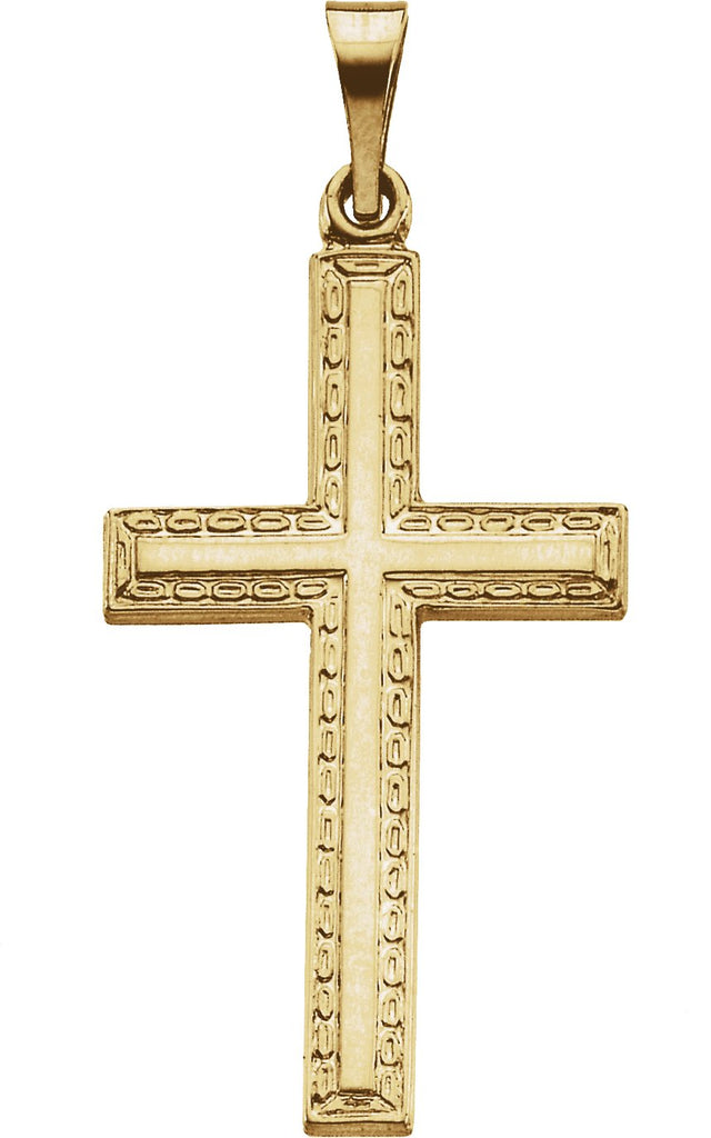 14K Gold Cross Pendant IV